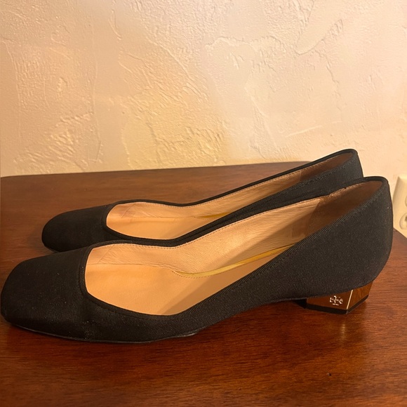 Tory Burch Regina Square Toe Low Block Heels - Picture 3 of 8